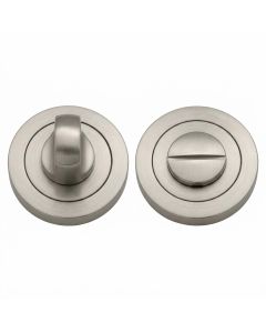 IRONZONE IRZ004SN Bathroom Turn and Release 50mm - Satin Nickel