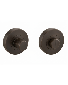 IRONZONE Linear Thumbturn & Release With 5mm Spindle & Fixings Matt Bronze