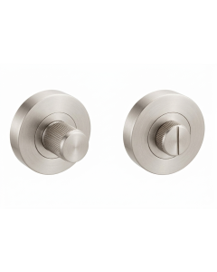 IRONZONE Linear Thumbturn & Release With 5mm Spindle & Fixings Satin Nickel