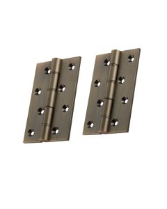 Acre & Clutton Phosphor Bronze Washered Solid Brass Butt Door Hinge 102mm x 67mm x 4mm Antique Brass BWH-102-67AB