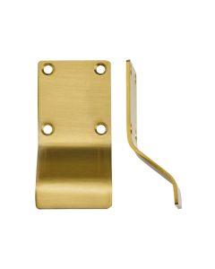 STEELWORKS Cylinder Latch Pull Blank Profile 88mm x 43mm Satin Brass