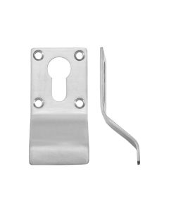 STEELWORKS Cylinder Latch Pull Euro Profile 88mm x 43mm Satin Stainless Steel