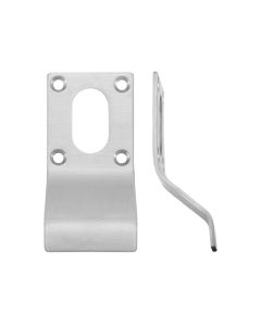 STEELWORKS Cylinder Latch Pull Oval Profile 88mm x 43mm Satin Stainless Steel