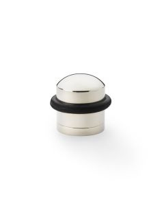 Acre & Clutton Ridgewood Plain Solid Brass Floor Door Stop 31mm Polished Nickel RID-D31-35PN
