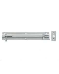 Frelan Heavy necked door bolts Satin Chrome 200mm J1002SC-8