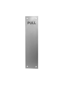 Frelan Screen printed fingerplates PULL 305mm J1998B