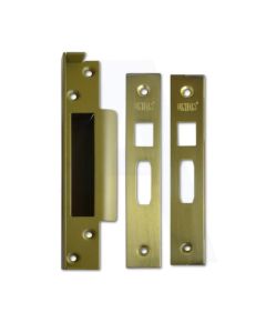 Union Strong Bolt Sash Lock Rebate Pack Polished Brass/Gold Ed Finish 13mm J2200REB-0.5-PL