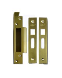 Union Strong Bolt Sash Lock Rebate Pack Polished Brass/Gold Ed Finish 25mm J2200REB-1.0.PL