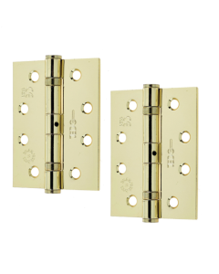 Frelan Grade 11 Steel Ball Bearing Hinges 102x76x2.7mm 102mm J8500EB Electro Brass