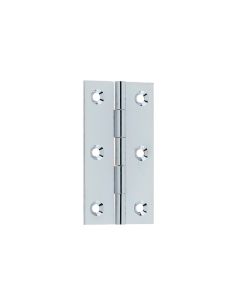 Frelan Plain Butt Hinge 76x42x1.5mm Polished Chrome J9114PC