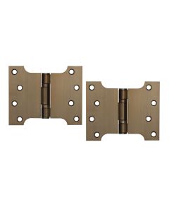 Antique Brass Parliament Ball Bearing Hinge 5" 102x127x3mm By Frelan Hardware J9459AB
