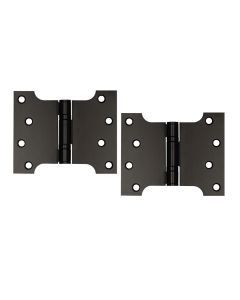 Matt Black Parliament Ball Bearing Hinge 5" 102x127x3mm By Frelan Hardware J9459MB