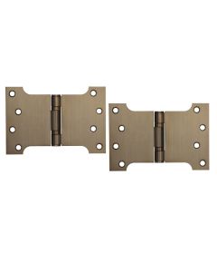 Antique Brass Parliament Ball Bearing Hinge 6" 102x152x3mm By Frelan Hardware J9469AB