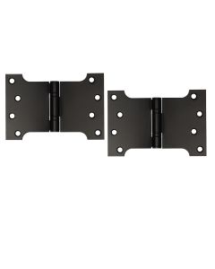 Matt Black Parliament Ball Bearing Hinge 6" 102x152x3mm By Frelan Hardware J9469MB