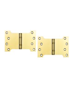 Brass Finish Parliament Ball Bearing Hinge 6" 102x152x3mm By Frelan Hardware J9469PVD