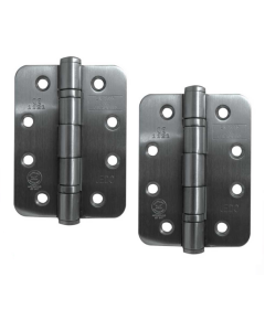 Frelan Grade 13 Radiused Ball Bearing Hinge 102x76x3mm Satin Stainless Steel 102mm J9500RSSS