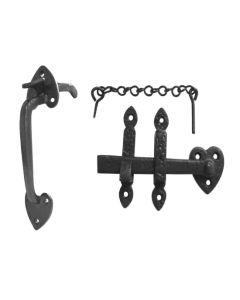 Frelan JAB18 Gate latch 203mm JAB18 Black
