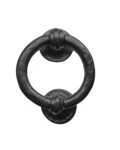 Frelan Ring Door Knocker 100mm JAB7 Black