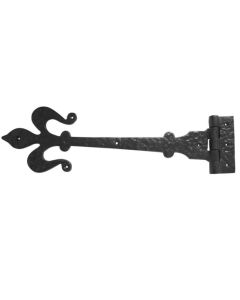 Frelan Fleur De Lys T Hinge 400mm Black JAB90