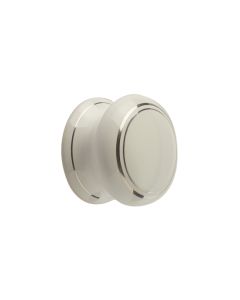 Frelan 32mm White Silverline cupboard knob JC35 Porcelain