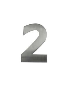 Frelan Concealed Fixing Numerals 150mm JNSS-2 Satin Stainless Steel