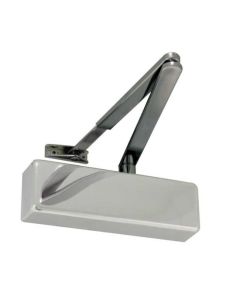Frelan Standard Door Control with Black Arms Polished Nickel en-2-4 JD150PN Polished Nickel