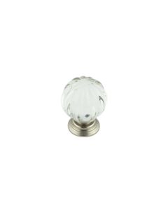 Jedo Pumpkin Ball Cupboard Knob 25mm SN Satin Nickel JH4152-25SN
