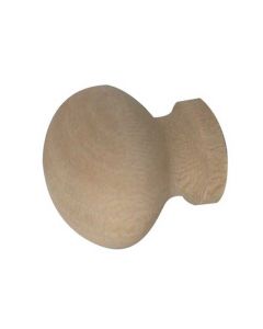 Frelan Unvarnished wodden knob 30mm JKA30B Oak