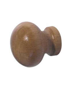 Frelan Varnished wooden knob 38mm JKA38A Oak