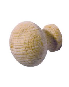 Frelan Unvarnished wodden knob 50mm JKA50B Oak