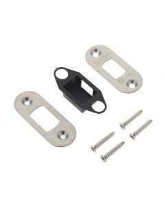 Frelan Accessory pack for JL-HDB tubular dead bolts Radiused JL-ACDRSS Satin Stainless Steel