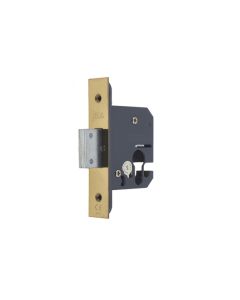Frelan Euro profile Deadlocks 65mm JL1060PB Polished Brass