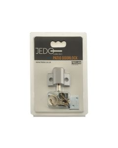 Frelan Patio Door Lock Silver Enamelled JL1820SE
