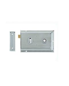 Frelan JL188SC 152mm Reversible rim lock 152mm JL188SC Satin Chrome