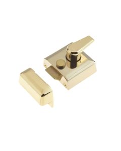 Frelan JL5031 Narrow stile nightlatch 66mm JL5031PB Polished Brass