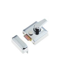 Frelan JL5031 Narrow stile nightlatch 66mm JL5031PC Polished Chrome