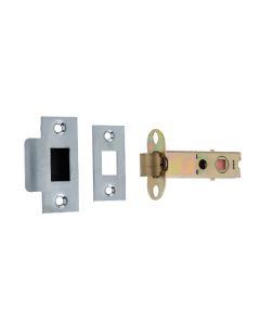 Frelan JL6666 Double sprung tubular latch 150mm JL6666S-150 Satin Chrome