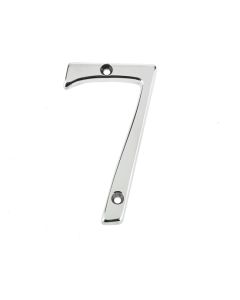 Frelan 75mm Screw Fix Numerals 75mm JNPC-7 Polished Chrome