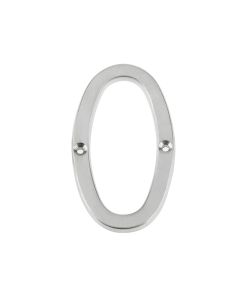 Frelan 75mm Screw Fix Numerals 75mm JNSC-0 Satin Chrome