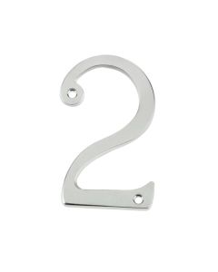 Frelan 75mm Screw Fix Numerals 75mm JNSC-2 Satin Chrome