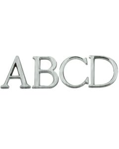 Frelan 50mm Pin Fix Letters 50mm JSC-D Satin Chrome