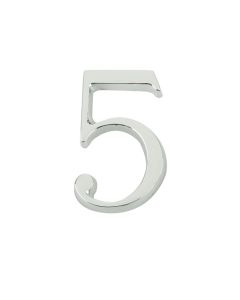 Frelan 60mm Pin Fix Numerals 60mm JPC-5 Polished Chrome