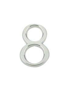Frelan 60mm Pin Fix Numerals 60mm JPC-8 Polished Chrome