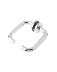 Frelan Venus 19mm Door Handle on Rose Grade 304 JPS134