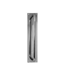 Frelan JPS1602 PSS Pull handle on plate 300mm JPS1602 Polished Stainless Steel