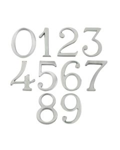 Frelan 60mm Pin Fix Numerals 60mm JSC-6&9 Satin Chrome