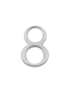 Frelan 60mm Pin Fix Numerals 60mm JSC-8 Satin Chrome