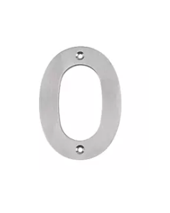 Frelan Screwfix Numeral 100mm JSS-0 Satin Stainless Steel