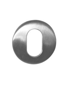 Frelan Oval Profile Escutcheon 52mm JSS04 Satin Stainless Steel