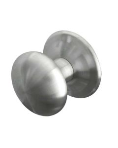 Frelan Centre Door Knob 70mm JSS3580 Satin Stainless Steel